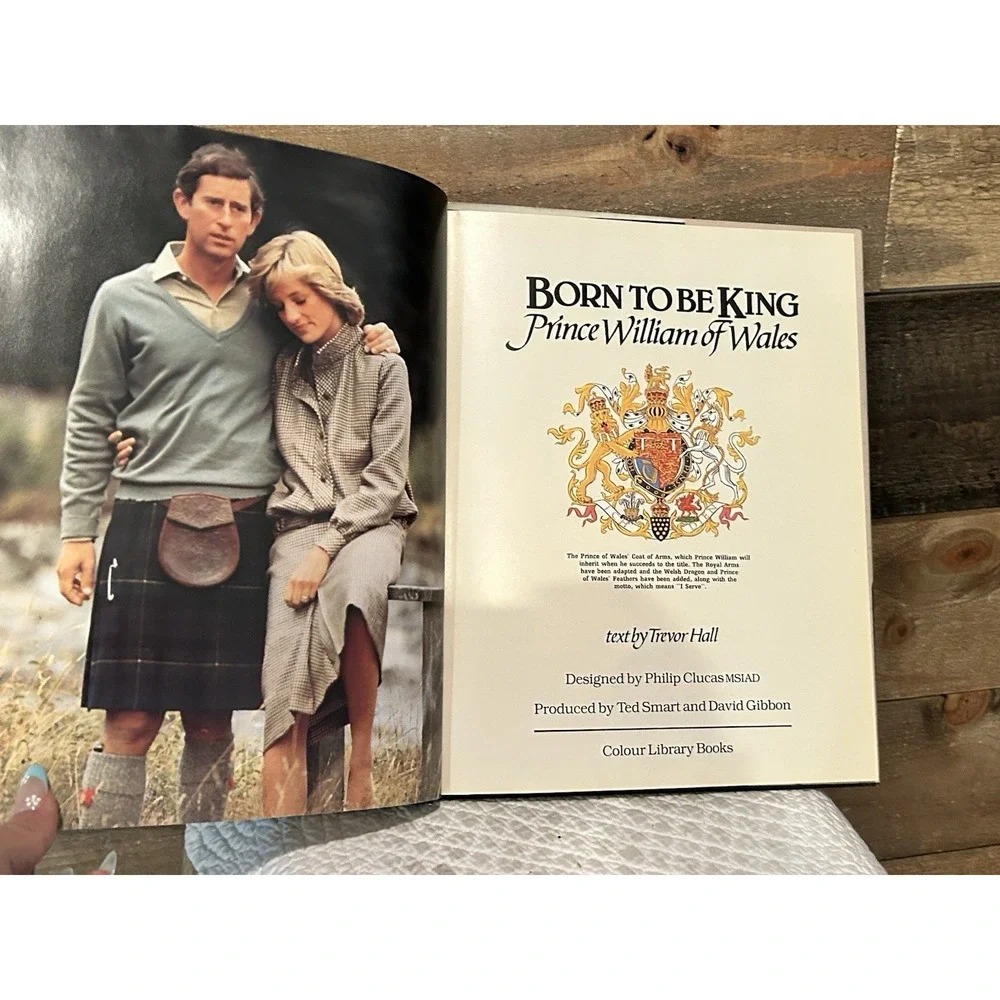 Born to Be King: Prince William of Wales by Trevor Hall (Hardcover w/Dust Jacket